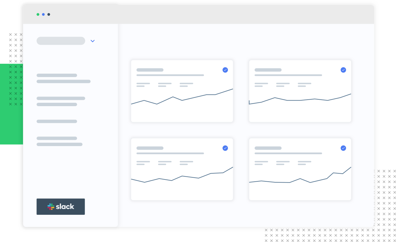 An illustration with empty graphs and an empty left hand column